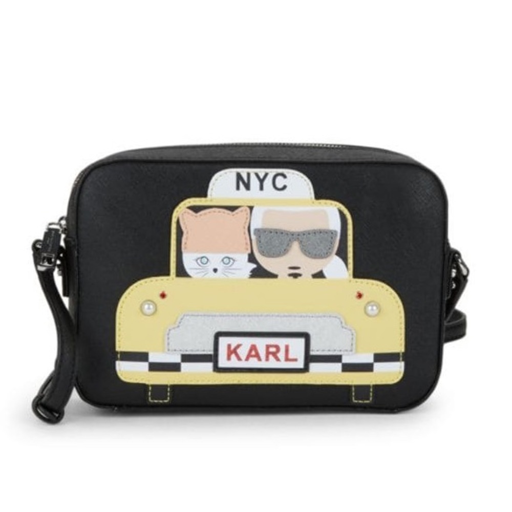 NWT! Karl Lagerfeld crossbody leather bag